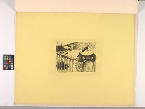 Bretonilaiset naiset aidan varrella tekijältä Paul Gauguin