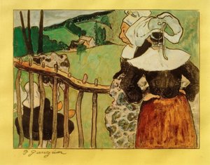 Bretonnes á la Barrière tekijältä Paul Gauguin