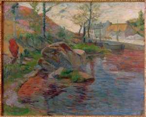 Pont-Avenin satama tekijältä Paul Gauguin