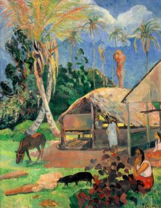 Die schwarzen Schweine tekijältä Paul Gauguin