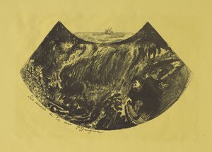 Meren draamat: Laskeutuminen pyörteeseen, 1889 tekijältä Paul Gauguin