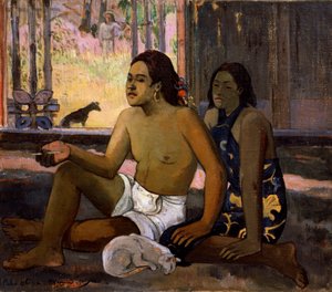 Ei toimi Ei toimi. Tahitilaiset huoneessa, 1896. tekijältä Paul Gauguin