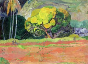Fatata te Moua (vuoren juurella) tekijältä Paul Gauguin