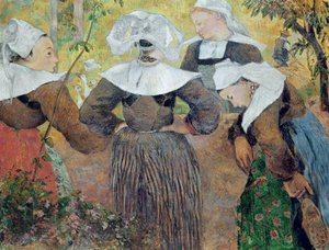 Neljä bretonilaista naista, 1886 tekijältä Paul Gauguin