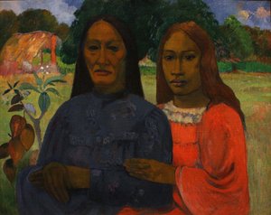 Ranskalainen:  Mère et fille Äiti ja tytär tekijältä Paul Gauguin