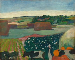 Heinäsuovat Bretagnen tekijältä Paul Gauguin