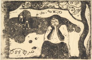 Ihmisten kurjuus, 1898-99. tekijältä Paul Gauguin