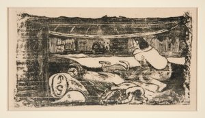 Laatikon sisäpuoli tekijältä Paul Gauguin