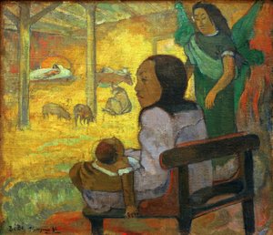 Pieni lapsi (Tahitin joulu) tekijältä Paul Gauguin