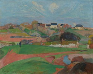Le Pouldun maisema tekijältä Paul Gauguin