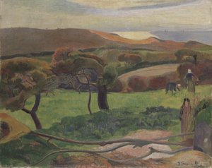 Maisema Bretagnesta tekijältä Paul Gauguin