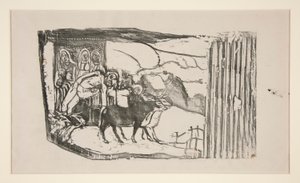 Le Calvaire Breton [Bretagnen tienvarsipyhäkkö] tekijältä Paul Gauguin
