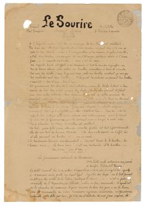 Le sourire: Journal sérieux, 13. lokakuuta 1899. tekijältä Paul Gauguin
