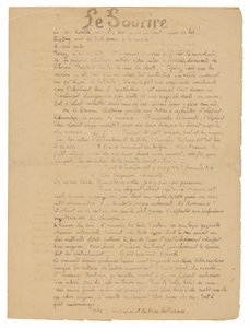 Le sourire: Journal sérieux, 19. syyskuuta 1899. tekijältä Paul Gauguin