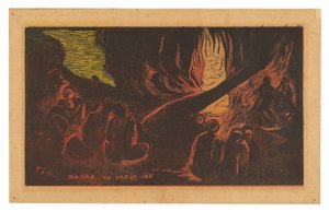 Mahna no varua ino (Paholainen puhuu), Noa Noa -sarjasta tekijältä Paul Gauguin