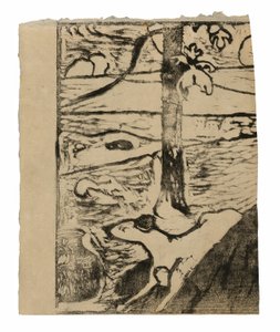 Manao tupapau (Hän ajattelee kummitusta tai Aave ajattelee häntä) tekijältä Paul Gauguin
