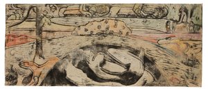 Manao tupapau (Hän ajattelee aavetta tai Aave ajattelee häntä) tekijältä Paul Gauguin