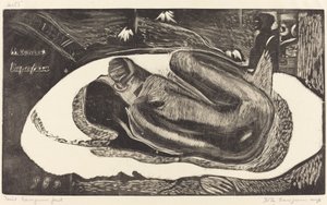 Manoa Tupapau (Häntä ahdistaa henki) tekijältä Paul Gauguin