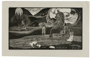 Maruru (Offerings of Gratitude), Noa Noa -sviitistä tekijältä Paul Gauguin