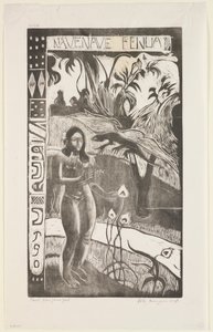 Nave Nave Fenua, sarjasta "Noa Noa" tekijältä Paul Gauguin