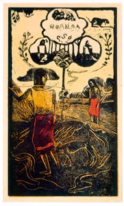 Noa Noa (puupiirros) tekijältä Paul Gauguin