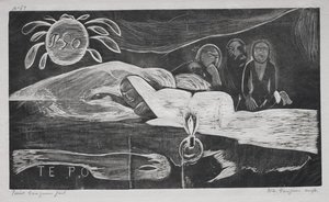 Just: Ikuinen yö, 1893-94. tekijältä Paul Gauguin