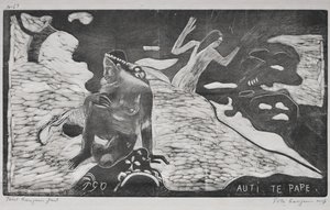 Noa Noa: Naiset joella (Auti Te Pape) tekijältä Paul Gauguin