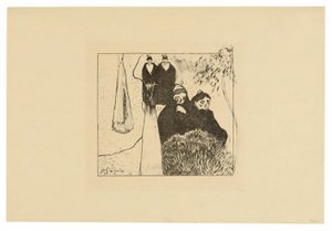 Arlesin vanhat naiset, Volpini-sviitistä tekijältä Paul Gauguin