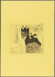 Alte Frauen von Arles, aus der "Volpini Suite: Dessins lithographiques" tekijältä Paul Gauguin