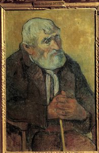 Vanha mies kepillä, Paul Gauguin (1848-1903) 1890 tekijältä Paul Gauguin