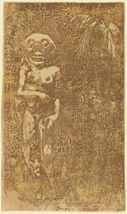 Oviri (The Savage) [suoraan] tekijältä Paul Gauguin