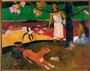 Pastorales tahitiennes (öljyä kankaalle) tekijältä Paul Gauguin