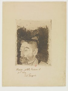 [Stéphane Mallarmén muotokuva] tekijältä Paul Gauguin