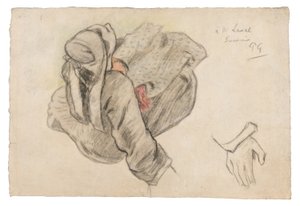 Istuva bretagnelainen nainen tekijältä Paul Gauguin