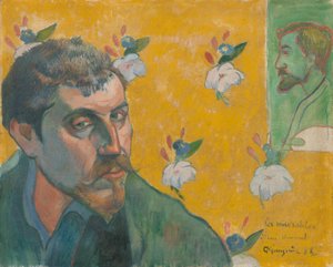 Omakuva ja Bernardin muotokuva, Les Misérables tekijältä Paul Gauguin