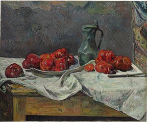 Asetelma tomaateilla, 1883 tekijältä Paul Gauguin