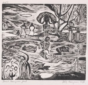 Tahitian-sarja: Uhrit Jumalalle. tekijältä Paul Gauguin