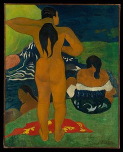 Kylpeviä tahitilaisnaisia tekijältä Paul Gauguin