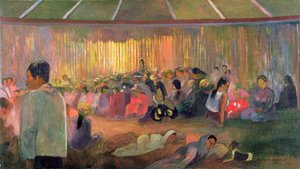 Hän muuttaa kalvonkalvon tekijältä Paul Gauguin