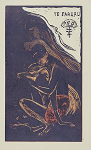 Te Faruru Here We Make Love sarjasta Noa Noa, 1893-1894 tekijältä Paul Gauguin