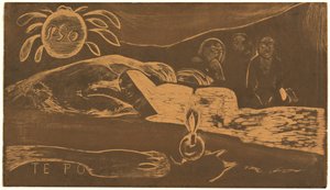 Te Po (Die lange Nacht) tekijältä Paul Gauguin