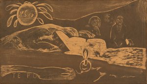 Te Po Pitkä yö, 18941895. tekijältä Paul Gauguin
