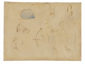 Kymmenen tutkimusta tahitilaisista hahmoista tekijältä Paul Gauguin