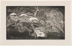 Universumin luominen sarjasta "Noa Noa" tekijältä Paul Gauguin