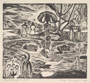 Jumalan päivä, 1894-95. tekijältä Paul Gauguin