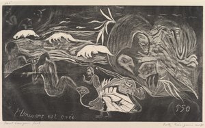 Universumi on luotu Universe on luotu, tuoksu Noa Noa, 1893-94. tekijältä Paul Gauguin