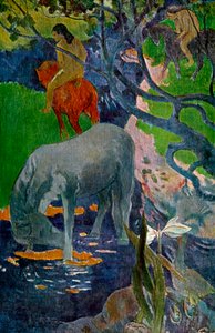 Valkoinen hevonen, 1898 1939. tekijältä Paul Gauguin