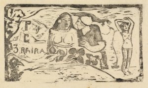 Le Souriren nimilehti Hymyn nimi, vuonna 1895 tai sen jälkeen. tekijältä Paul Gauguin
