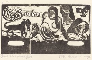 Le Souriren nimilehti Hymyn nimi, vuonna 1895 tai sen jälkeen. tekijältä Paul Gauguin