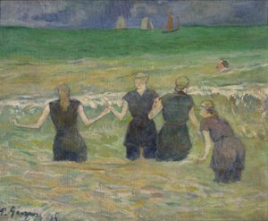 Kylpeviä naisia tekijältä Paul Gauguin